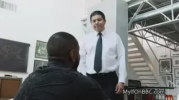 BBC surprise for big tit wife from cuckold husband