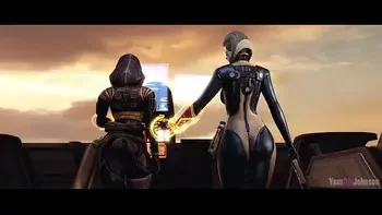 Tali becomes Curious about EDI's huge cock, Pt.1 / Tali fica curioso sobre o enorme pau de EDI, Pt. 1