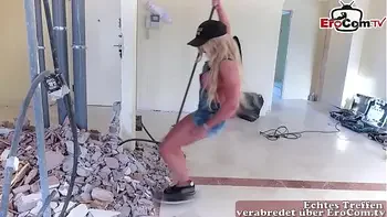 DEUTSCHE BODYBUILDERIN BLONDINE FICKT ANAL MIT DICKEN TITTEN POV