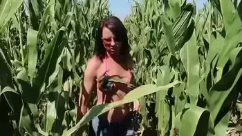 Riley Jacobs checking corn - PREVIEW