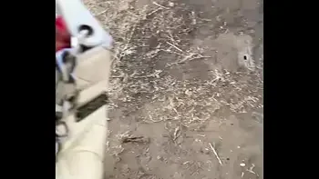 Black prostitute shows us her sexy body