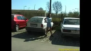 Huge fountain of piss flowing