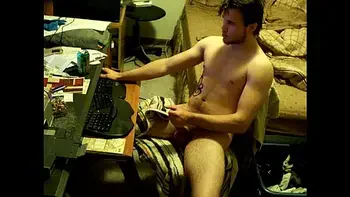 After shower jerkoff.