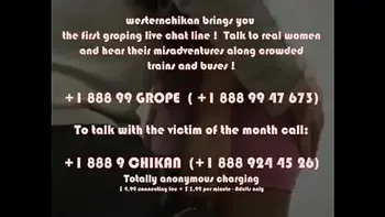 Hot blonde gets groped