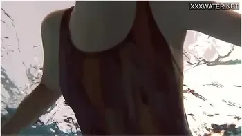 Frances Naughty Girl Emie Amfibia Swims Nude For You