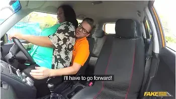 Busty Cookie And Ryan Ryder - Ebony Bbw Takes Off Her Big Panties And Has Sex In A Car