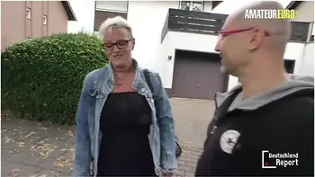 German Granny Judith Has Her Pussy Sprayed With Cum After Hardcore Fuck