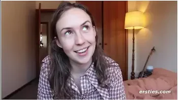 Olive Plays With Her Hairy Pussy