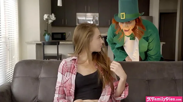 Leprechaun haunting petite teen stepsister until they fucked