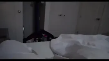 Step brother and sister share bed