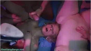 Rough German Swinger Club Orgy