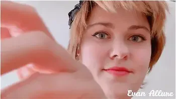 Giant Goddess Demands Worship And Sacrifice From Tiny Man