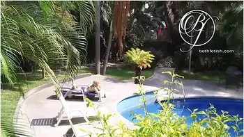 Spying My Sexy Milf Neighbor By The Pool, Fetish