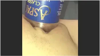 Tiny Pussy Stretched And Ruined From Fucking Glass Bottle (with Pov)