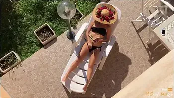 Last Sun - Spying My Wife Masturbating Sunbathing In The Garden