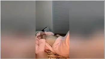 When I Watched Av ,i Got Horny... A Beautiful Housewife Convulsed With Her First Masturbation