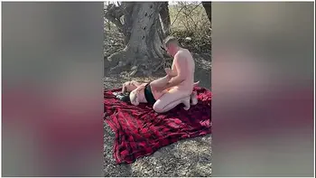 Horny Couple Risks Getting Caught Having Sex In Public Park