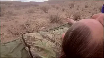 Ginger B Sun Tanning On The High Desert