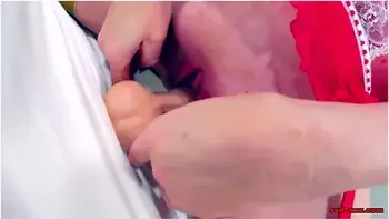 On Set With Red Xxx While She Masturbates