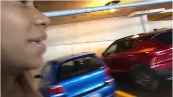 Peeing In Crowded Parking Lot - Almost Caught