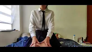 18yr old fucks me before in uniform reaching shaking orgasm