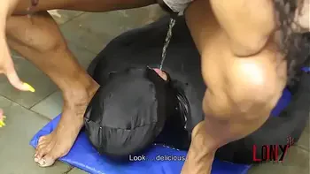 Lucky Bitch 2 Seven nasty brazilian girls facesitting, pissing, trampling - by LonY Fetiches