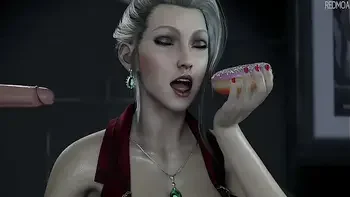 Final fantasy 7 Scarlet 3d hentai