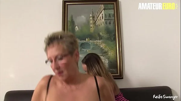 REIFE SWINGER - #Erna #Sandra B. - German Couple Invite The GILF Nextdoor For Some Hardcore Fun