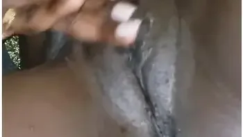 Ebony Girl Masturbates And Makes Herself Cum