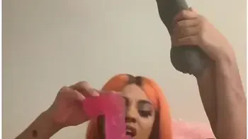 Latina Fucks Herself With Pink Dildo Pov Virtual Boyfriend