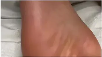 Black Girl Rides A Thrusting Dildo While Exposing Her Bare Feet