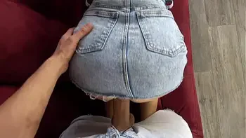 POV Blowjob Huge Cock and Sex with Older Step Sister While Alone at Home