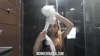 Super Skinny Blonde Asian Maid Lets Her Boss Knock Her Up