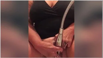Milf Masterbating With Hand Held Shower Massager