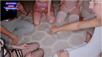 Jimmy Bud, Alice Xo And Brady Bud - Spin The Bottle Game Gets Out Of Control. Wild Orgy Ends With Double Penetration