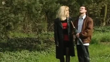 Lesbian Threesome Party: Blonde and Brunette Babes Kissing, Licking Pussy and Sucking Big Dick