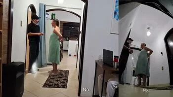 Naughty Wife Cheats On Husband With Delivery Guy - Blowjob & Creampie Fuck