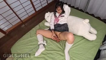 Flame Hel's Painful Anal & POV Blowjob - Rough Teen Schoolgirl in Uniform