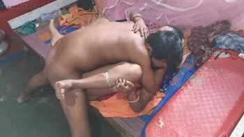Hot Indian Bhabi Newly Weds Creampie by Jeth Ji in Her Own House - Hindi Sex Video with Desi Aunty