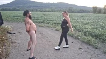 Amateur Femdom Ballbusting Outdoor - Miss JJ Chose Slave CBT & Cumshot