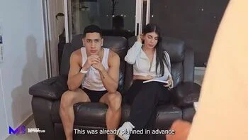 Survey Girl Monique Fuentes Gets Rough Fuck By Max Betancur's Big Cock In Living Room