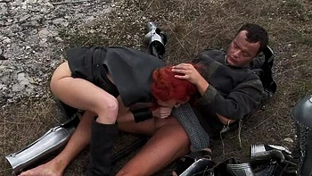 Marsha Lord Redhead Anal Destroyed By Knight Big Dick Outdoor