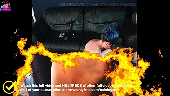 Amateur MILF Stepmom Trains Foot Slave With Femdom Humiliation & Cum Orgasm - Homemade BDSM Bondage