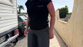 Emma Voyeur Crazy Public Pee Wet Pants Outdoor POV HD