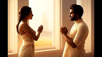 First Night Hot Sex with Mallu Couple Vaishnavy and Sharun Raj - Hardcore Romance, Doggy Style & Big Cock Action