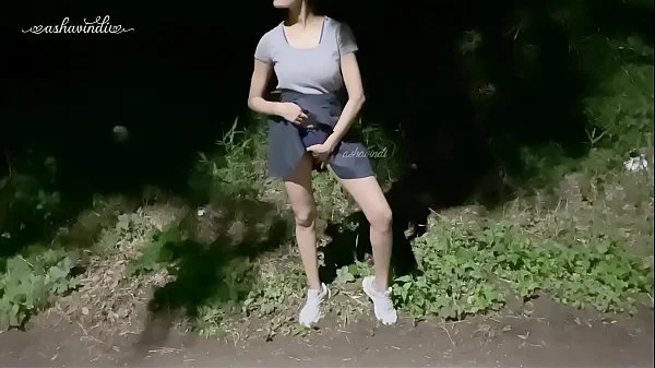 Petite teen risky public squirting.