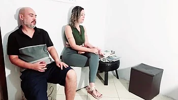 Gabi Sweet Surprise Handjob at Reception - Public Dick Show & Cumshot