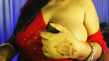 Pregnant Lady Playing With Boobs