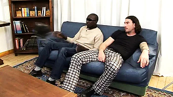 Hottest Interracial Orgy with Hairy Blonde Gangbang