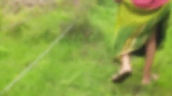 Desi Bhabhi Big Ass Doggy Style Outdoor Sex on Farm with Sukunmi